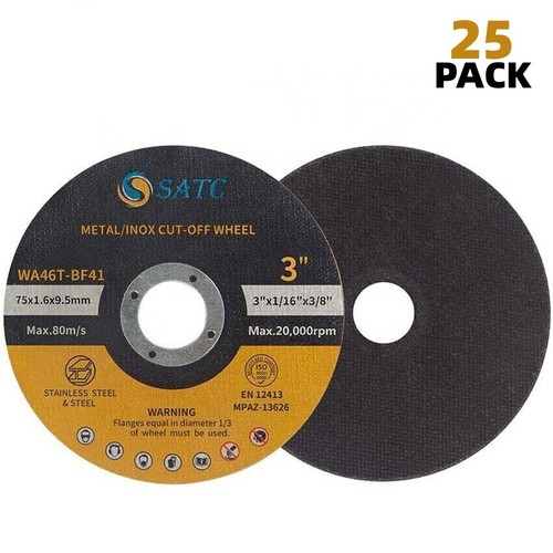 25pcs 3in cut - 3in, off